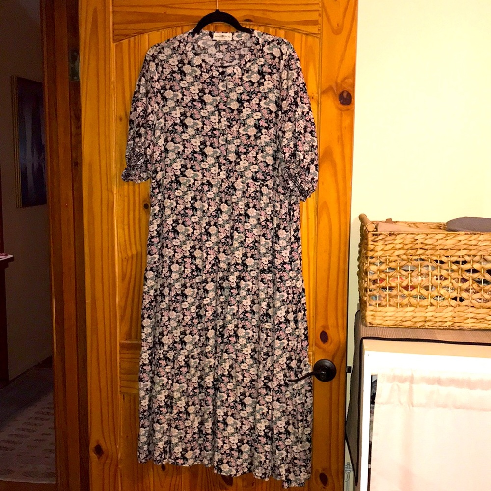 Natural Life floral dress full length